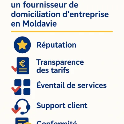 Comment choisir le bon prestataire de domiciliation en Moldavie ?