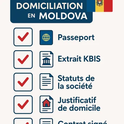 Les documents nécessaires pour la domiciliation en Moldavie