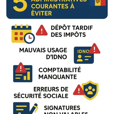 Les erreurs administratives fréquentes à éviter en Moldavie
