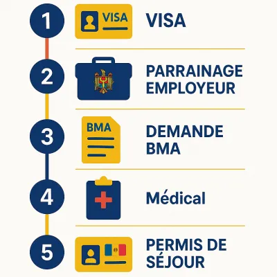 Les démarches pour obtenir un permis de travail en Moldavie