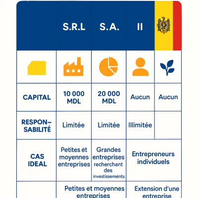 Les types d’entreprises reconnues en Moldavie : Quel choix faire ?